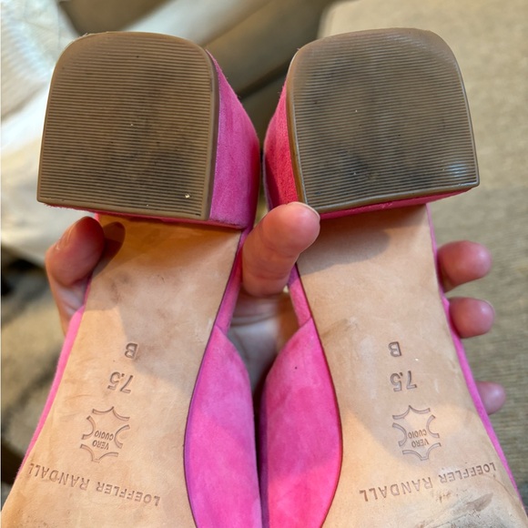 Loeffler Randall Pink Mules - Picture 9 of 11